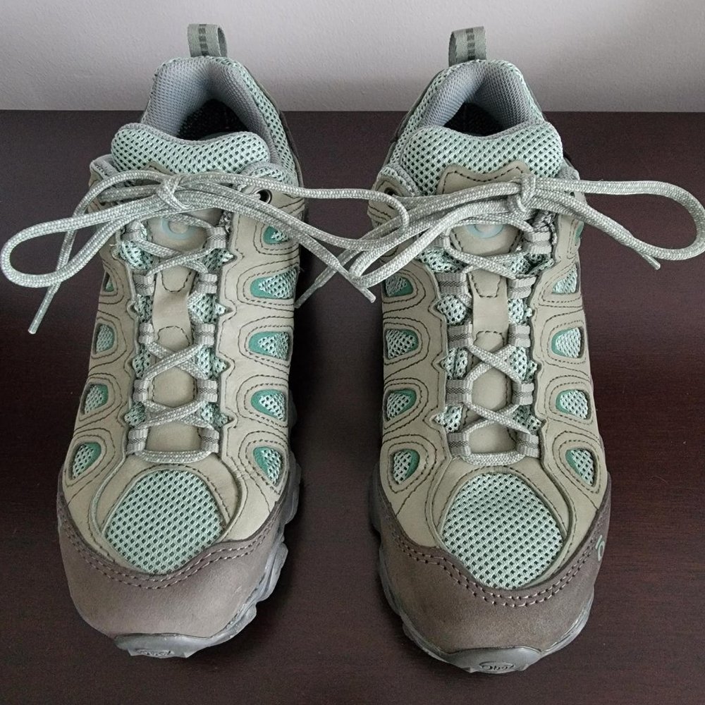 Oboz Women's Sawtooth II Waterproof Low Hiking Shoes - Moss - Size 8